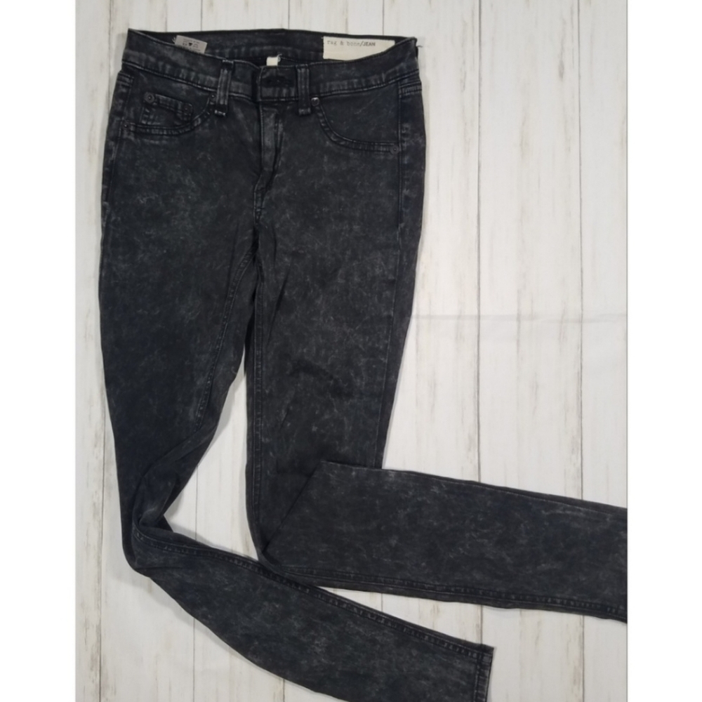 rag and bone 24 Rosebowl Gray Leggings EUC